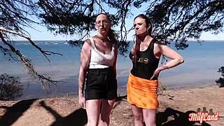 Arianna and Angelina, Busty French Milfs, Crave a Hard Anal Threesome with Amateurs!