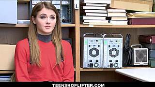 Tiny brunette teen Rosalyn Sphinx caught and fucked