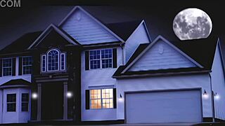 hannah deepthroats the tight cock and moans as he cums on her tits