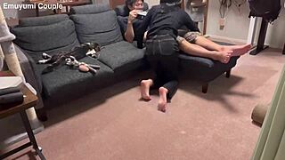 Beautiful Japanese Wife in Intimate Amateur Sex Recording.