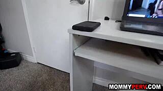 I can’t believe stepmom caught me and started sucking after!