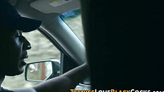 I can't believe I'm plowing this blonde teen 18+ with my big black cock, it's so intense!