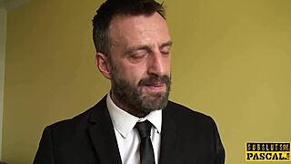 Redhead UK Sub with Big Tits Riding Dick Hard