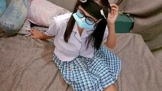 Creamy juicy pussy gets worked hard by sir