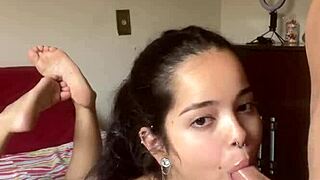 woke up and recorded this sloppy oral session in bed