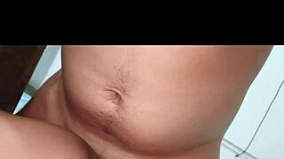 Horny slut alone, godfather arrives for anal 😏