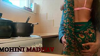 Hey, can you believe this unsatisfied girl got pounded by her neighbor in the kitchen?