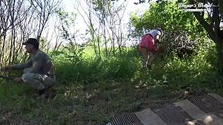 man, black anamary getting pounded outdoor behind the scenes! 🔥