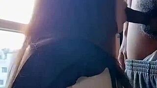 four ladyboys suck and ride a straight boy in public bareback