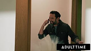 perv manager sneaks on big titty codi vore caught fingering