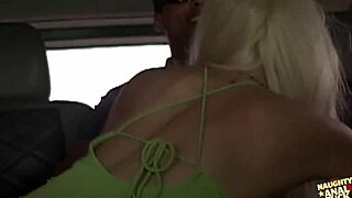 Horny blonde chick with big tits gets away with everything