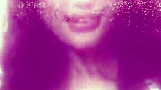 Watch this Japanese babe with huge shaved tits give handjob and titjob before creampie?