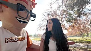 Holy Hell! Theodora Day's BIG TITS Meet Massive Cock!