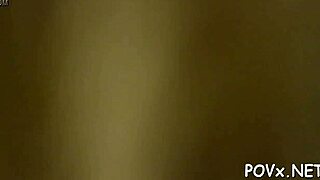 Our horny petite teen chick sucks and fucks a hard dick in POV hardcore action