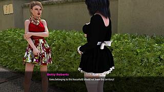 3D visual novel with hot and curvy women in fashion business