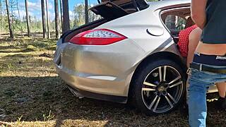 caught banging hard in the forest! 🌲