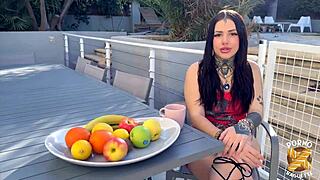 laeticia a beautiful woman with strong character and sexy features