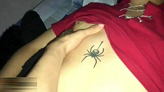 Latina girl bends over for doggystyle while sucking dick and getting cumshot