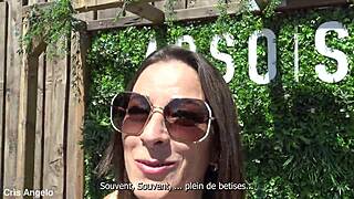 Inside Swinger Club Abso Spa France, Kyara Nyx shows her favorite French spot with group action.