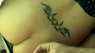 i cum on my tattooed wife's ass after her masturbation session