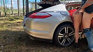 caught banging hard in the forest! 🌲