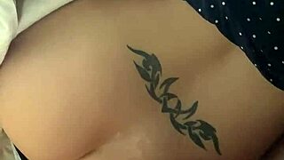 i cum on my tattooed wife's ass after her masturbation session