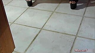 Sexy Maxine Goes Solo, Railing Her Cunt with Wild Masturbation