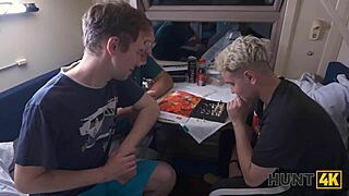 Hunt4k Young Babe Craves Anal and Blowjob with Stranger in Public Train Spot