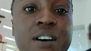 That nigerian bitch masturbates in the west hills mall washroom