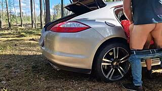 caught banging hard in the forest! 🌲