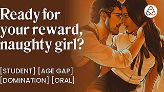 Naughty Student Surrenders to Dom Teacher's Hard Cock After Class