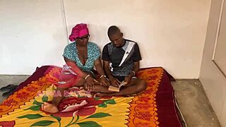 Sex-starved mummy seduces her stepson in missionary, making him take her pussy like a good boy with mummification