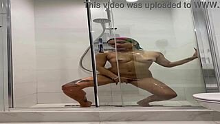 Naked Roxy Showers And Masturbates With Toys In Bathroom!