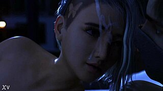 In this video, a petite teen eagerly sucks a big cock until she gets a facial creampie.