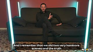 Valentina Nappi shocks with wild sucking and ass-riding on a huge shaft.