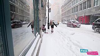 Fresh & Innocent Petite Teen Fucked Hard by Tattooed Dude