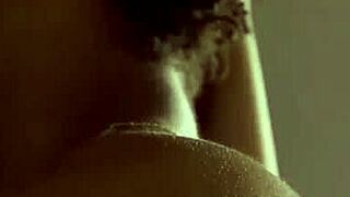 Milf step mom sucks step son's black cock intensely