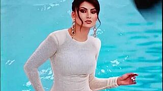 I made a tribute to urvashi rautela with cum all over