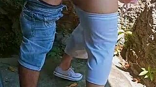 Horny Cousins Fuck Roughly Behind Abandoned House For Happy New Year!