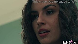 Teen Answers Door Wearing Strapon Surprising Delivery Girl with Oral Sex