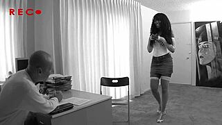 Black beauty Nyomi Banxxx gets her holes filled