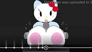 Hello Kitty Gets Fucked By A Big Cock In Ass Banging With Monster Tits