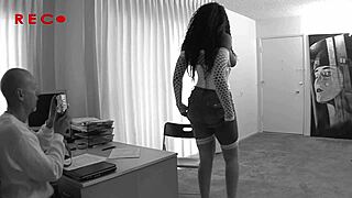Black beauty Nyomi Banxxx gets her holes filled