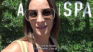 Inside Swinger Club Abso Spa France, Kyara Nyx shows her favorite French spot with group action.