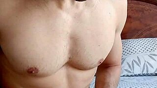 playing with my foreskin while jerking off and cumming