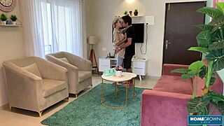 Young beauty gets rough sex with a tattooed man in different positions
