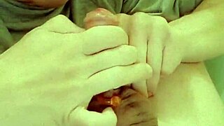 Julia's self-pleasure journey with autofellatio and toy play