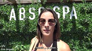 Inside Swinger Club Abso Spa France, Kyara Nyx shows her favorite French spot with group action.