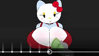 Hello Kitty Gets Fucked By A Big Cock In Ass Banging With Monster Tits