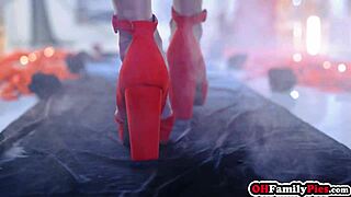 Damn! Halloween Fuck with Horny Big Tits Stepsister in Wild Kinky Costume!